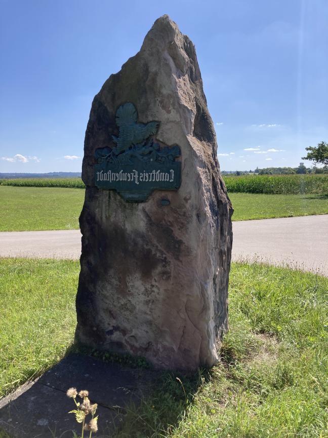 Grenzstein Landkreis Freudenstadt