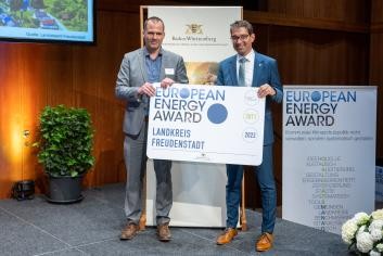 Übergabe des eea-Zertifikats im Jahr 2022