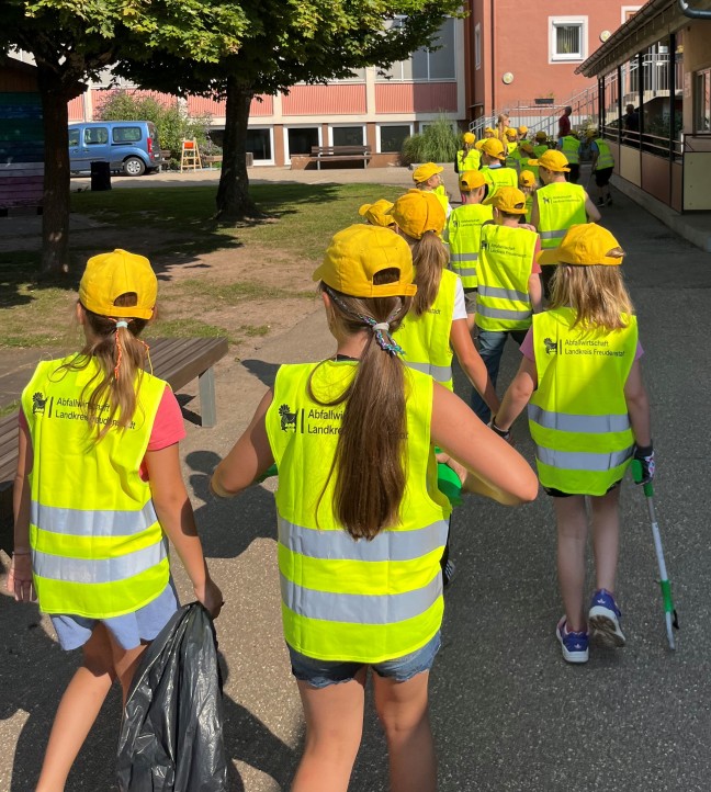 Auf geht’s zum Müllsammeln