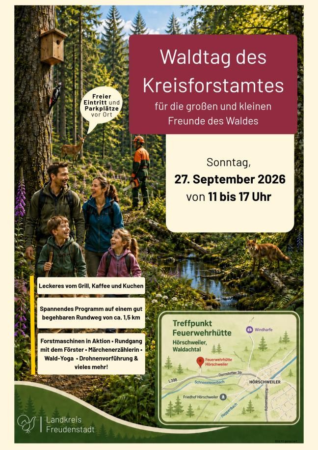Poster des Waldtags 2026